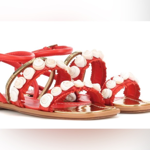 Tory Burch Sinclair Seashell sandals size 7.5 - Picture 2 of 7